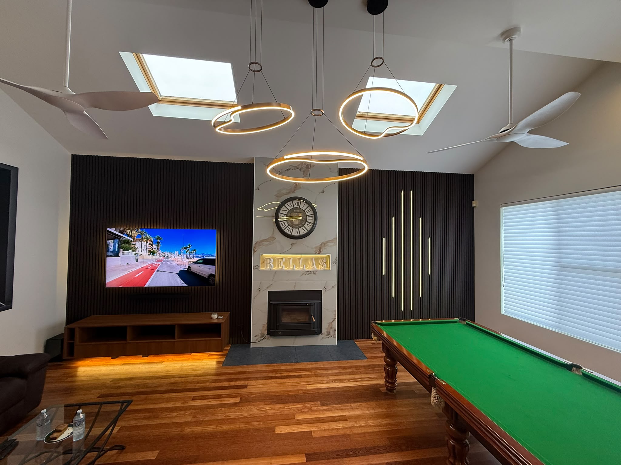 After Statement UV Marble Feature Wall