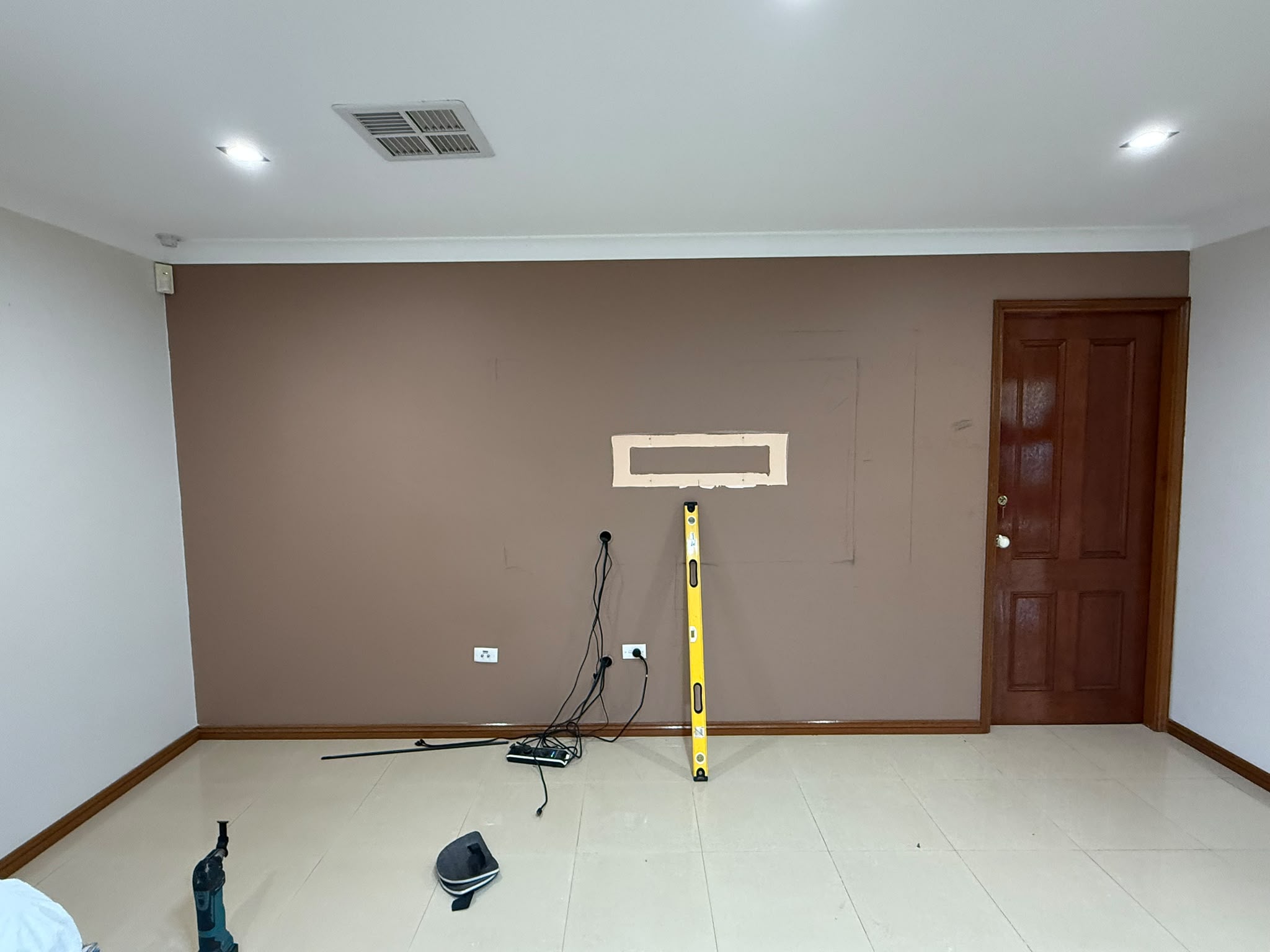Before Polished UV Marble Wall