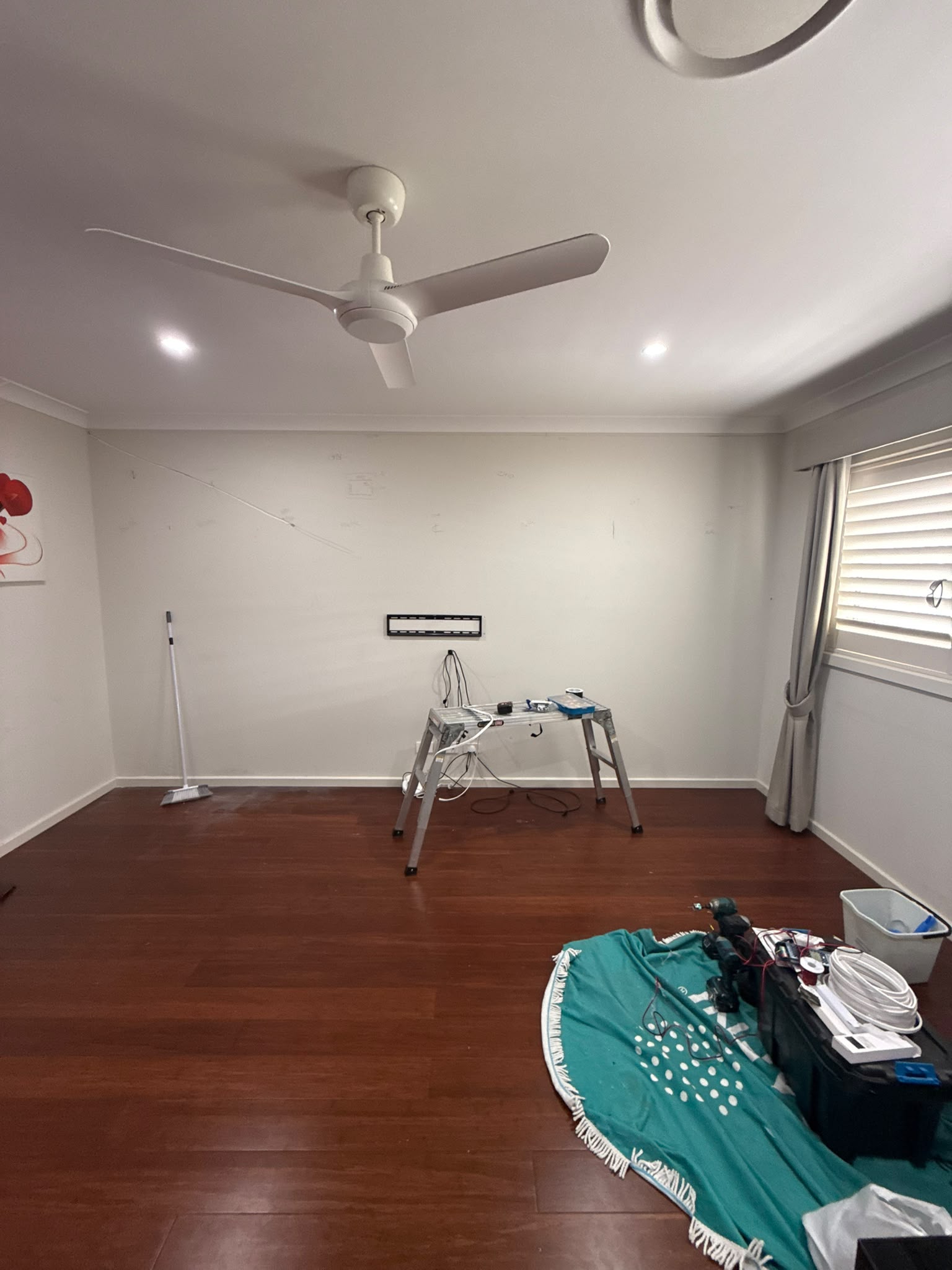 Before Interior Wall Paneling Upgrade